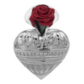 Art Deco style, sterling silver brooches / pins, front view
