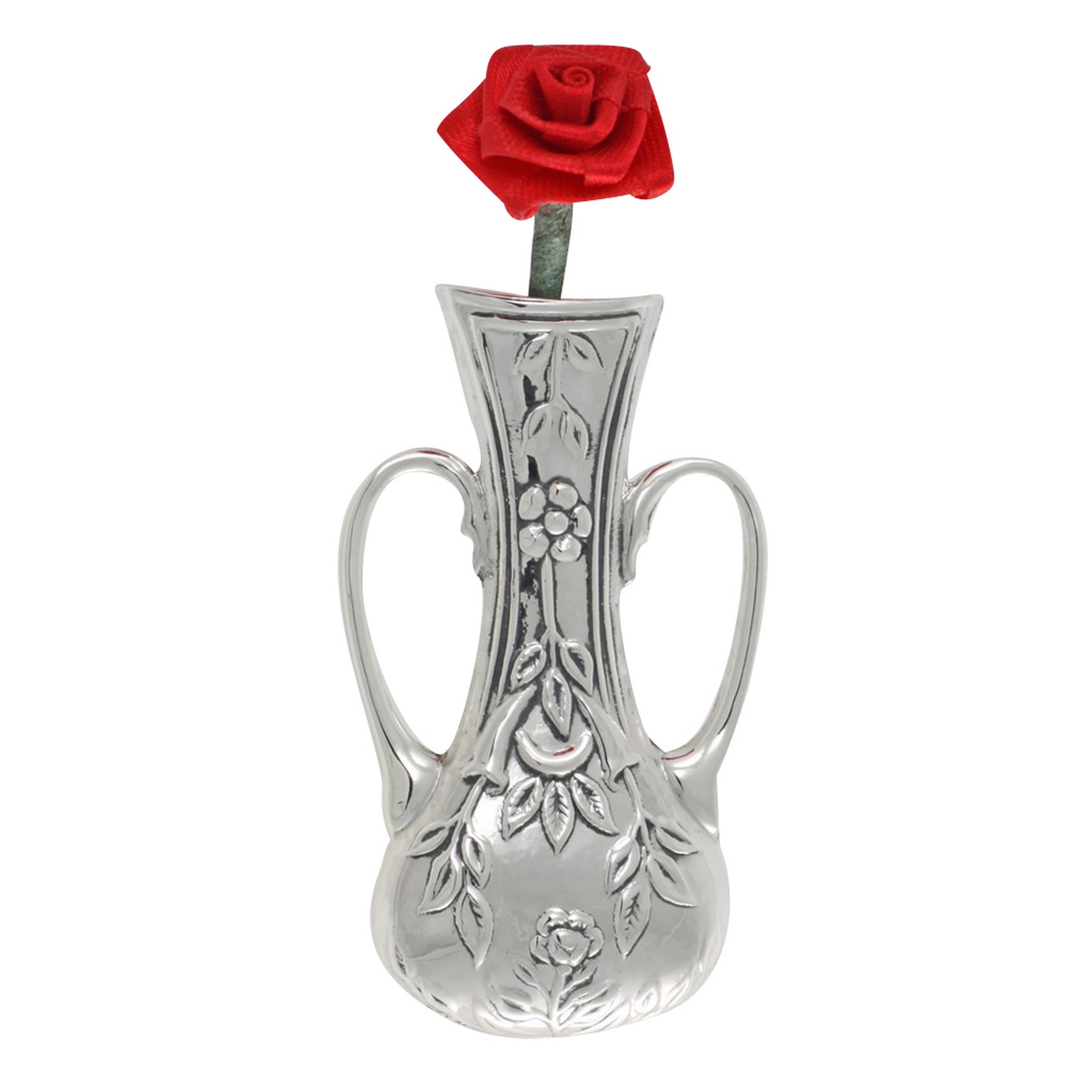 Sterling silver brooches / pins, front view