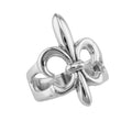 Sterling silver rings, front view