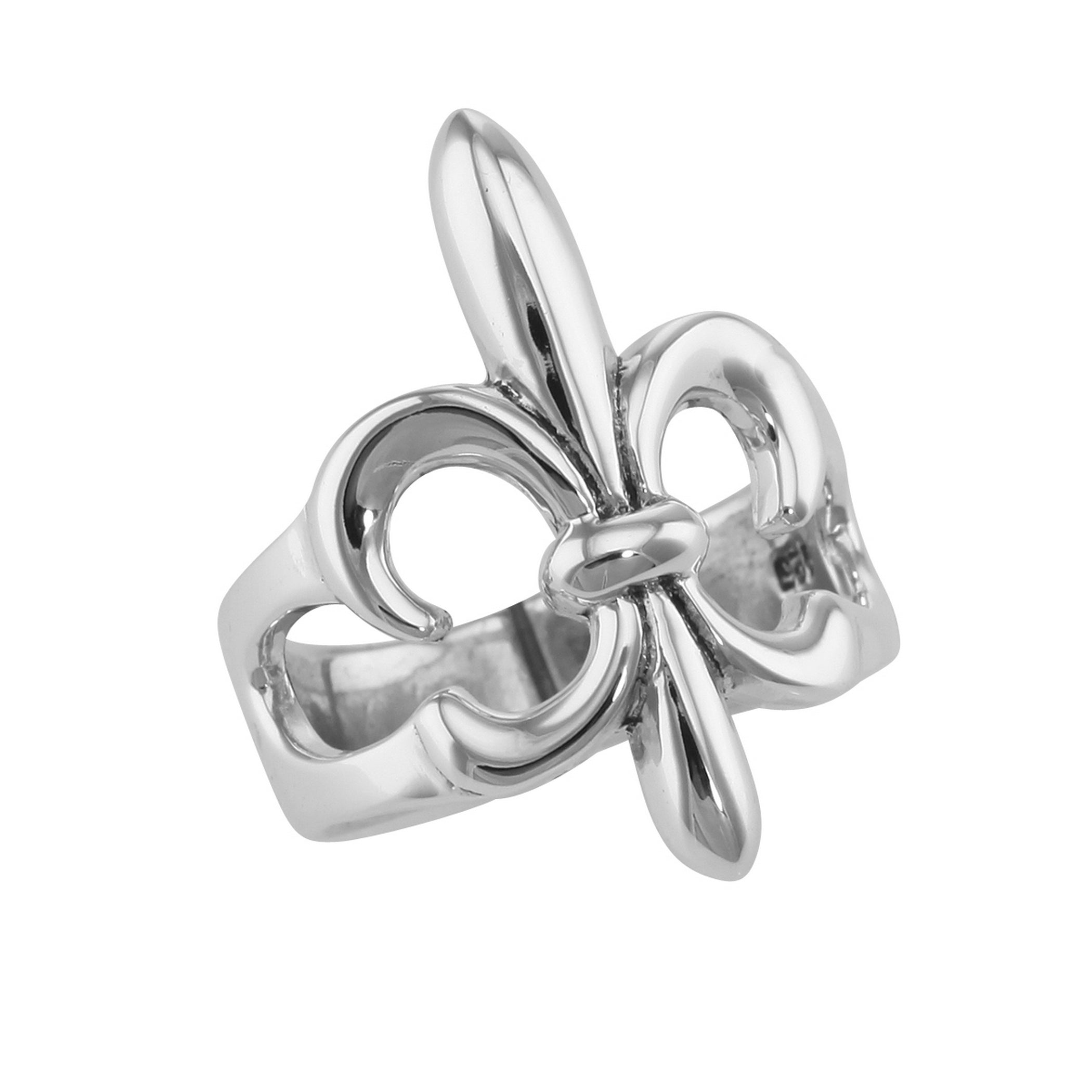 Sterling silver rings, front view