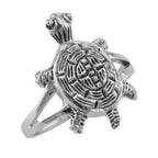 Sterling silver rings, front view