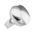 Sterling silver rings, front view
