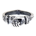Sterling silver rings, front view