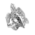 Sterling silver rings, front view