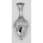 Detail view of Acorn Nut Spoon / Tea Caddy Spoon highlighting design details