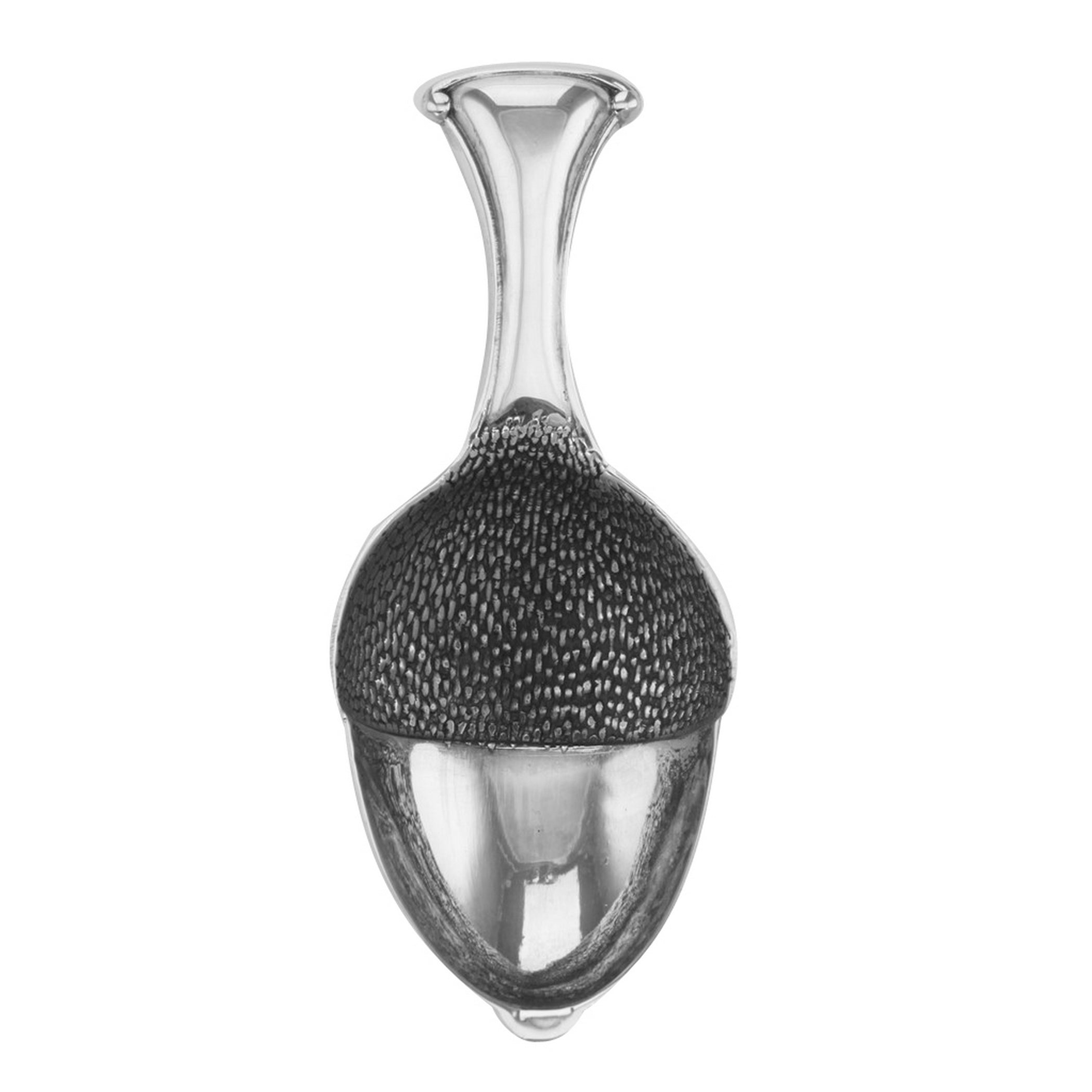 Sterling silver spoons, front view