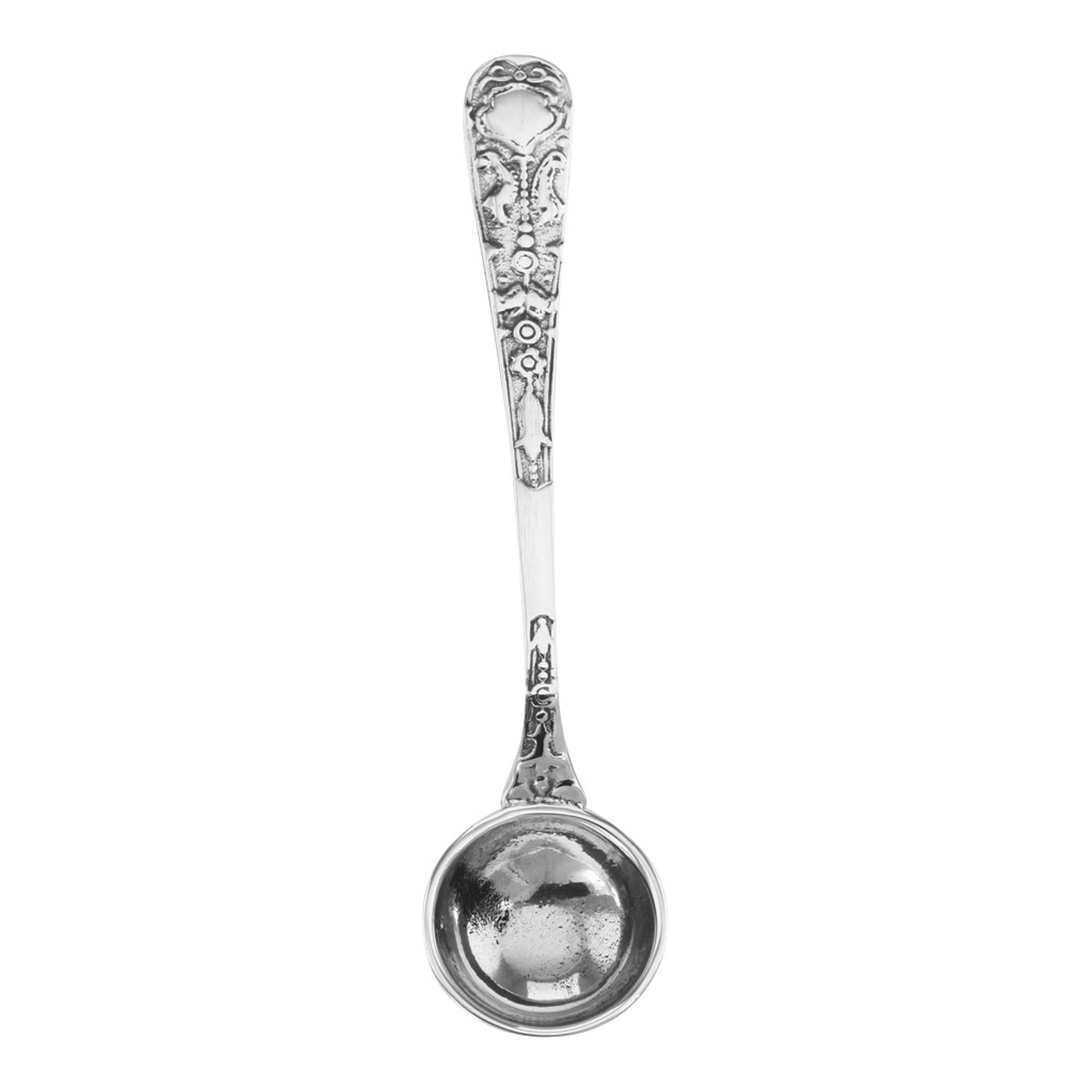 Sterling silver spoons, front view