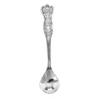 Sterling silver spoons, front view