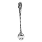 Sterling silver spoons, front view