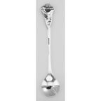 Back view of Salt Spoon showing 925 sterling silver hallmark
