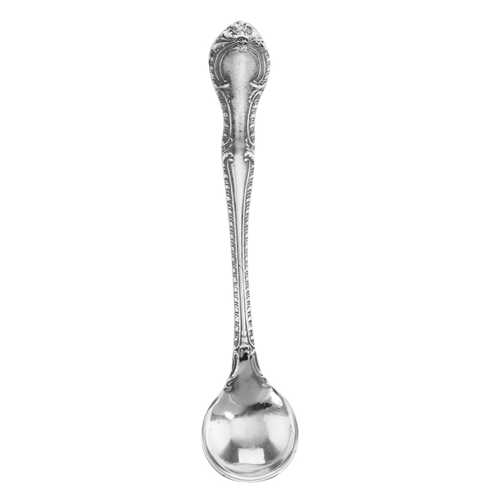 Sterling silver spoons, front view
