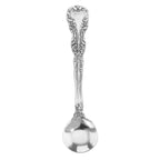 Sterling silver spoons, front view