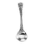 Sterling silver spoons, front view