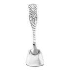 Sterling silver spoons, front view