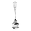 Sterling silver spoons, front view