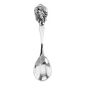 Sterling silver spoons, front view