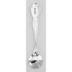 Back view of Salt Spoon showing 925 sterling silver hallmark