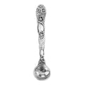Sterling silver spoons, front view