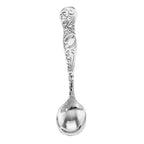 Sterling silver spoons, front view