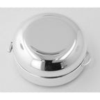 Back view of Pillbox w/ Ivy Wall Design Made in USA showing 925 sterling silver hallmark
