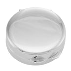 Sterling silver pillboxes, front view