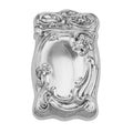 Sterling silver match safes, front view