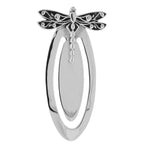 Sterling silver bookmarks, front view