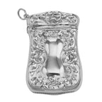 Sterling silver match safes, front view