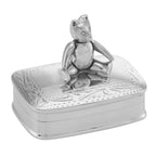 Sterling silver pillboxes, front view