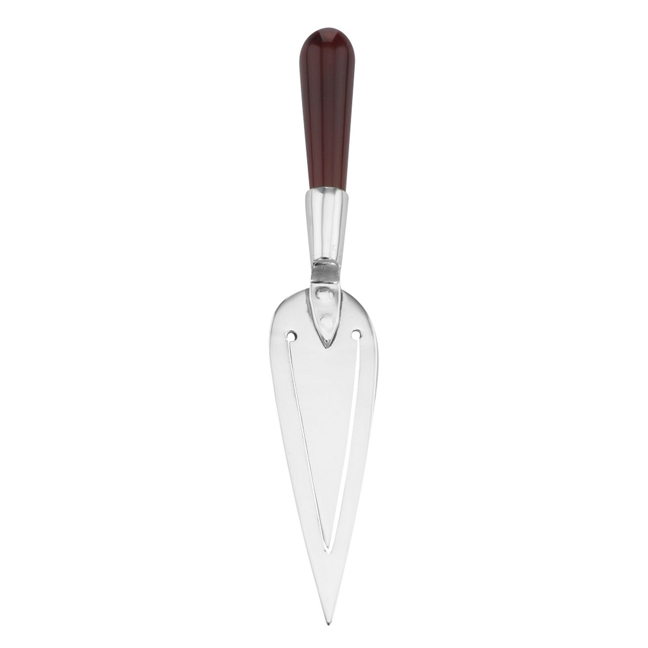 Carnelian, sterling silver bookmarks, front view