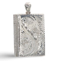 Sterling silver pillboxes, front view