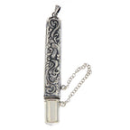 Sterling silver sewing accessories, front view