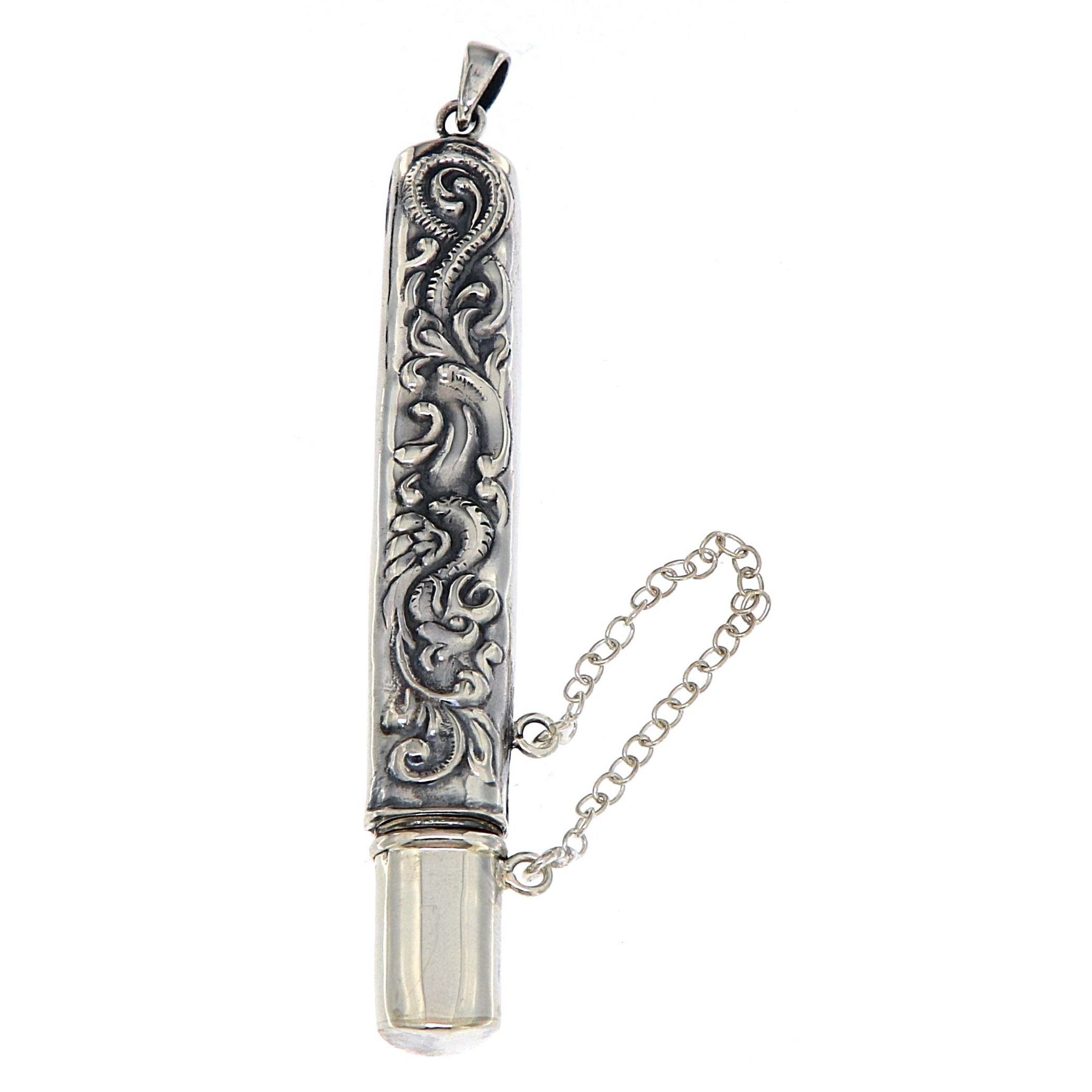 Sterling silver sewing accessories, front view