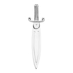 Sterling silver bookmarks, front view