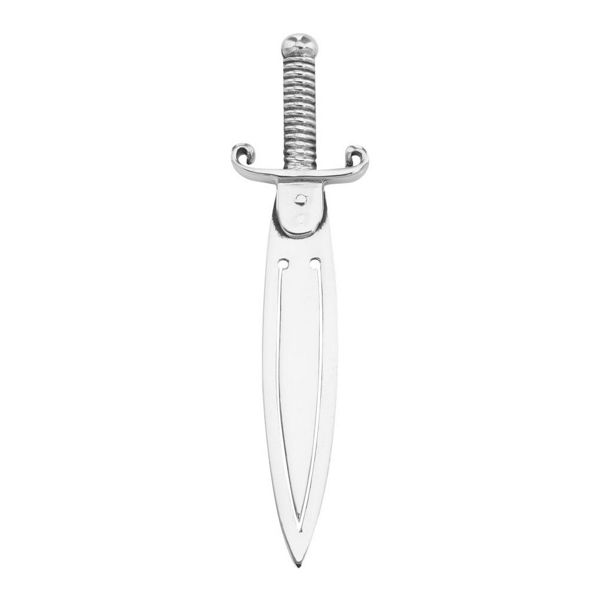 Sterling silver bookmarks, front view