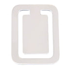 Sterling silver bookmarks, front view