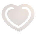 Sterling silver bookmarks, front view