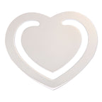 Sterling silver bookmarks, front view