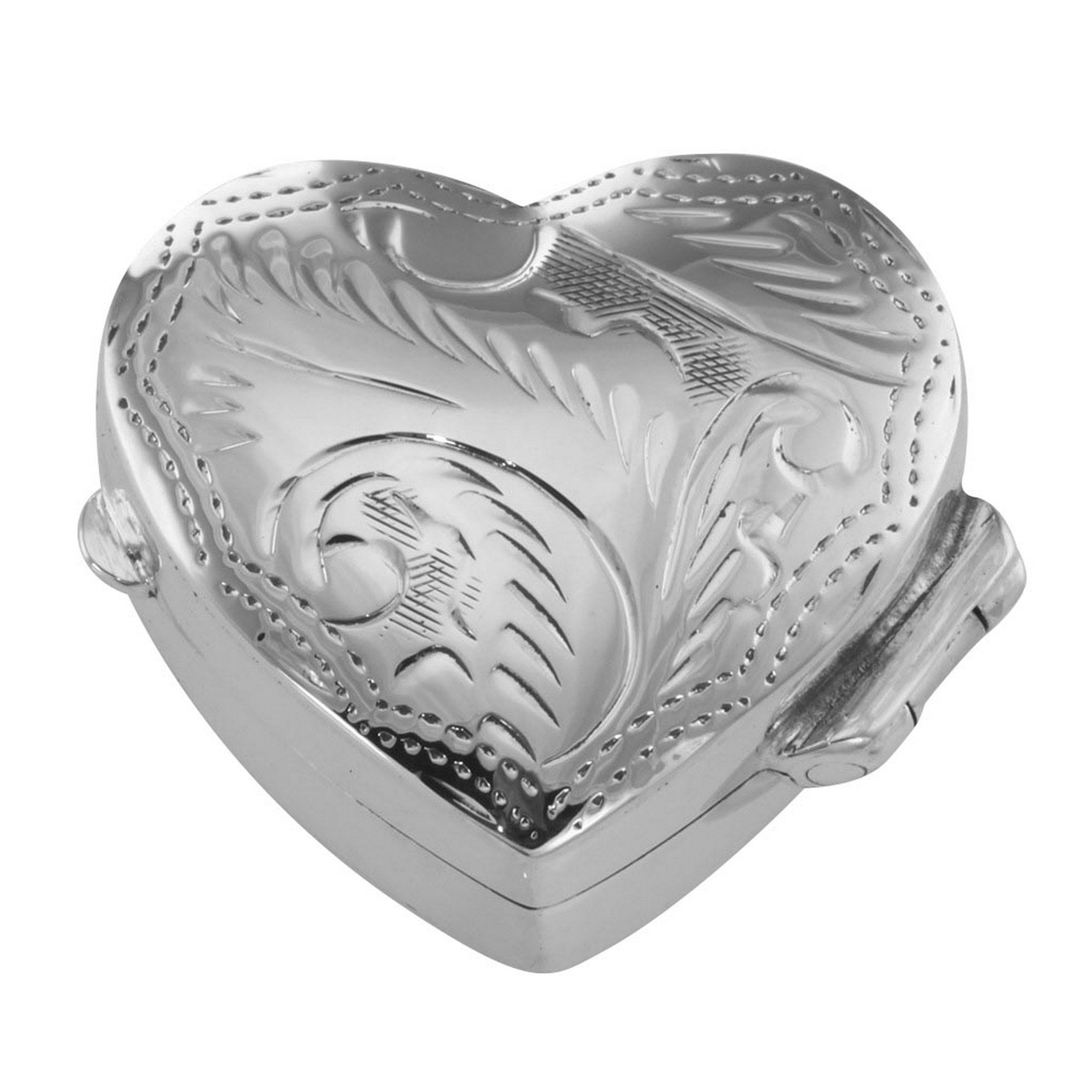 Sterling silver pillboxes, front view