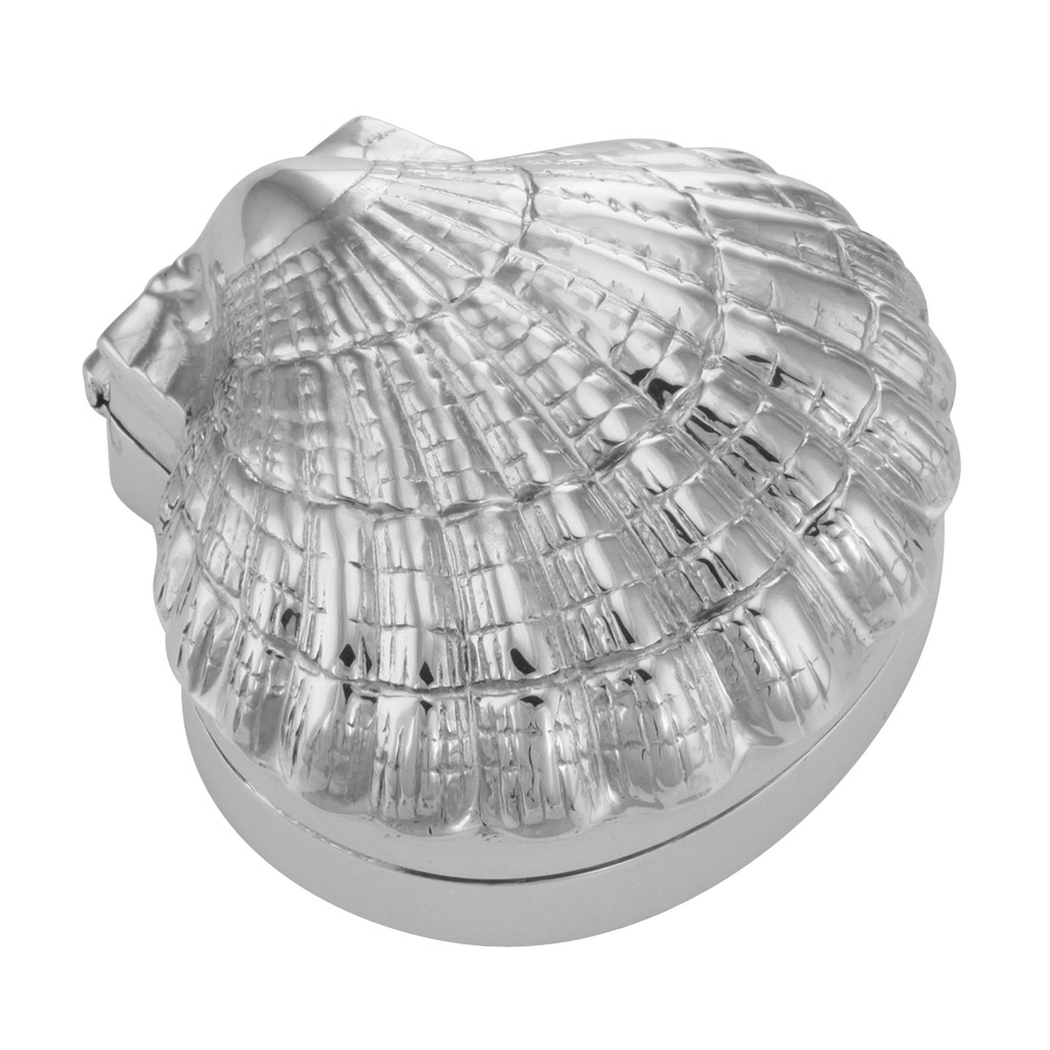 Antique style, sterling silver pillboxes, front view